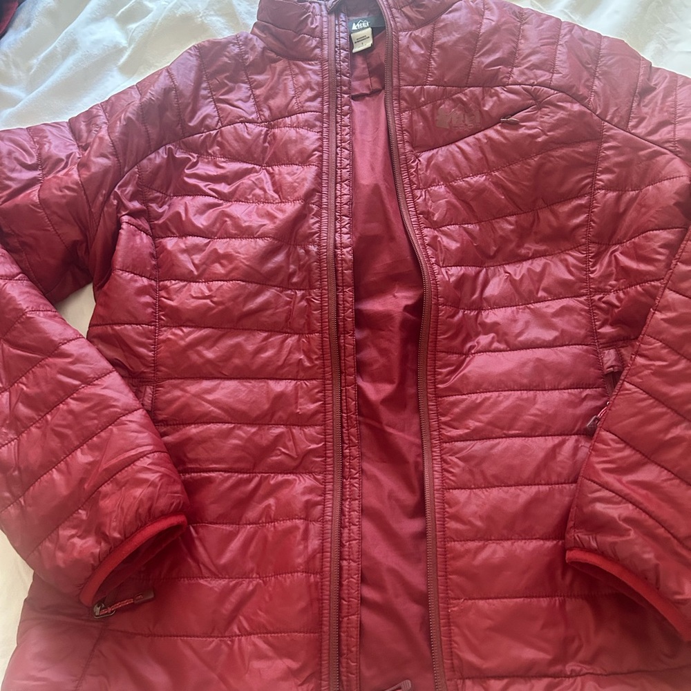 REI Women's Red Puffer Jacket